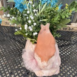 Terracotta Bunny Rabbit Planter 13”x8”x8”