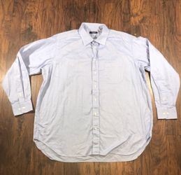 Burberry London blue button up shirt