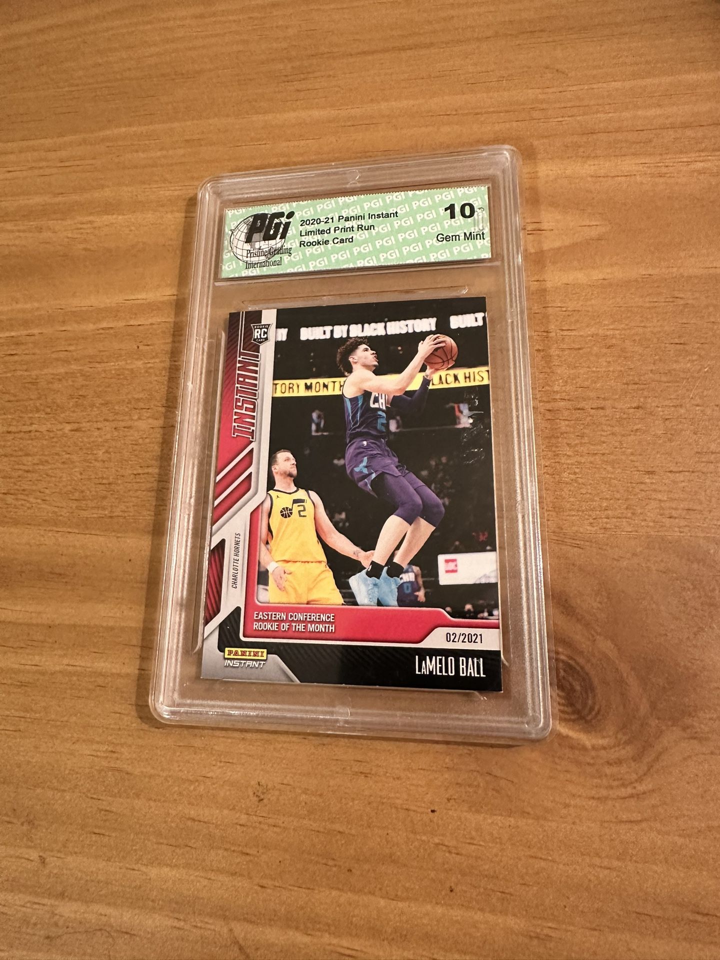 LaMelo Ball 2020 Panini Instant #89 Only 1412 Made Rookie Card PGI 10