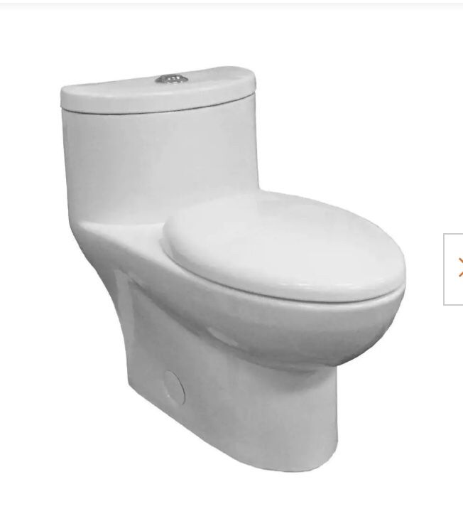 American Standard Tofino Complete 1-Piece 1.1 GPF Dual Flush Elongated Toilet in White with Slow Close Seat