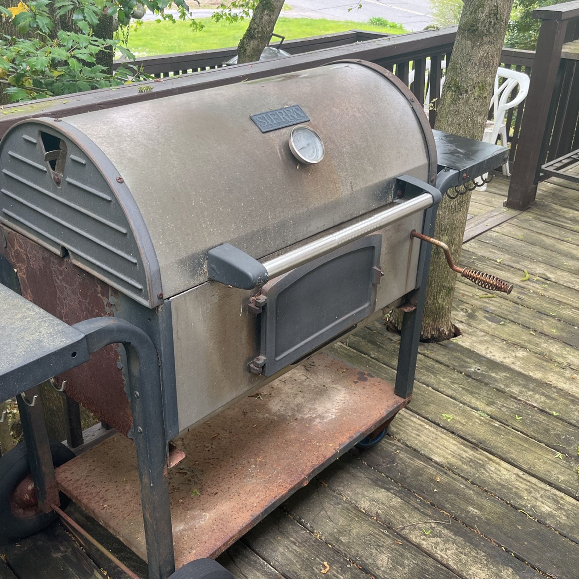 Stainless Steel SIERRA SMOKER/GRILL