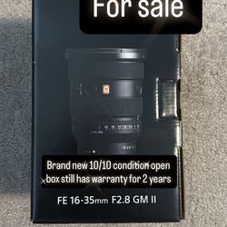 Sony 16-35mm G Master II