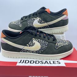 Nike Dunk Low SE Gone Fishing Rainbow Trout Sequoia FN7523-300 Men’s Sz 13.  