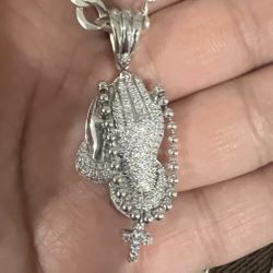 Cadena Con Dije Y Brasalete De Plata