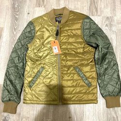 Brand New W/tag Alpha Industries Ally Bomber Jacket Olive 