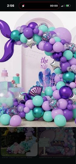 Mermaid balloons 12pk only