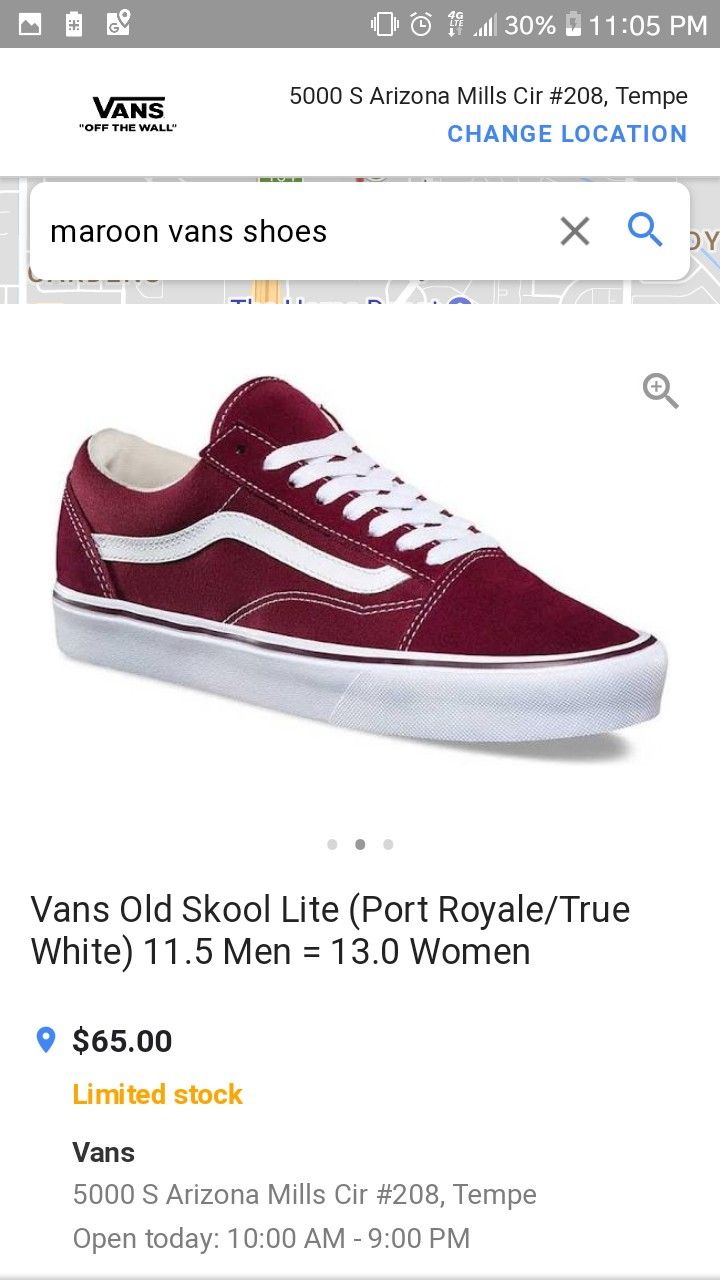 Maroon Vans shoes . womens. Men for Sale in Phoenix AZ OfferUp