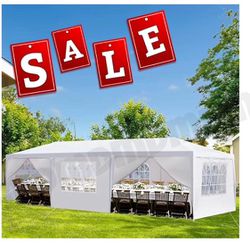 10x30 wedding party tent outdoor canopy tent with 8 side walls white FOR SALE 