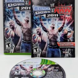 WWE SmackDown vs. Raw 2011 Microsoft Xbox 360 CIB WWF Wrestling 
