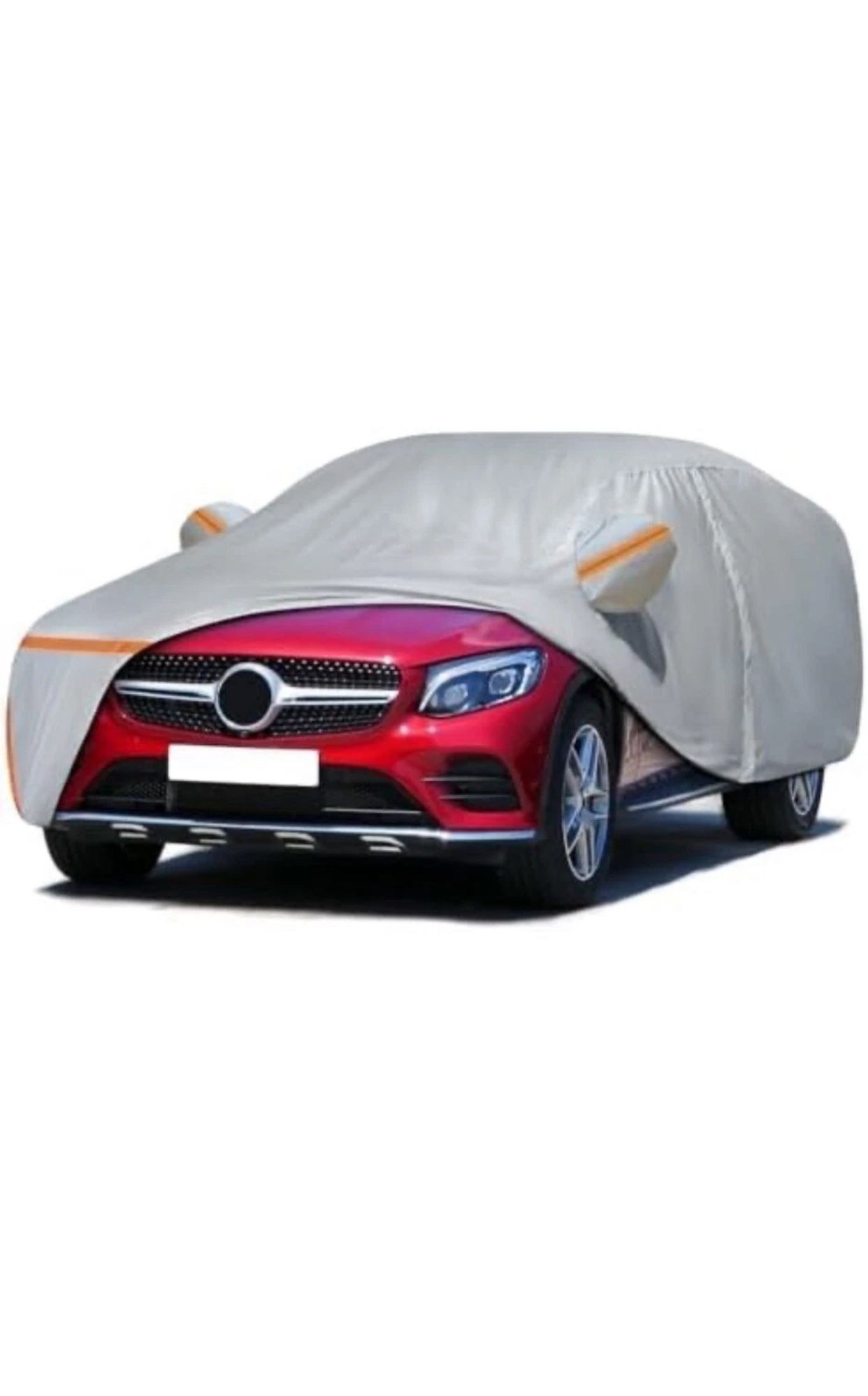 Car Cover for 2016-2024 Mercedes Benz GLC 300 350e, Waterproof with Door Zipper