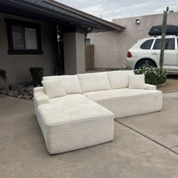 Corduroy Sofa ( Delivery Available ) 