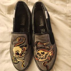 Sailor Jerry Vintage Converse Size 10