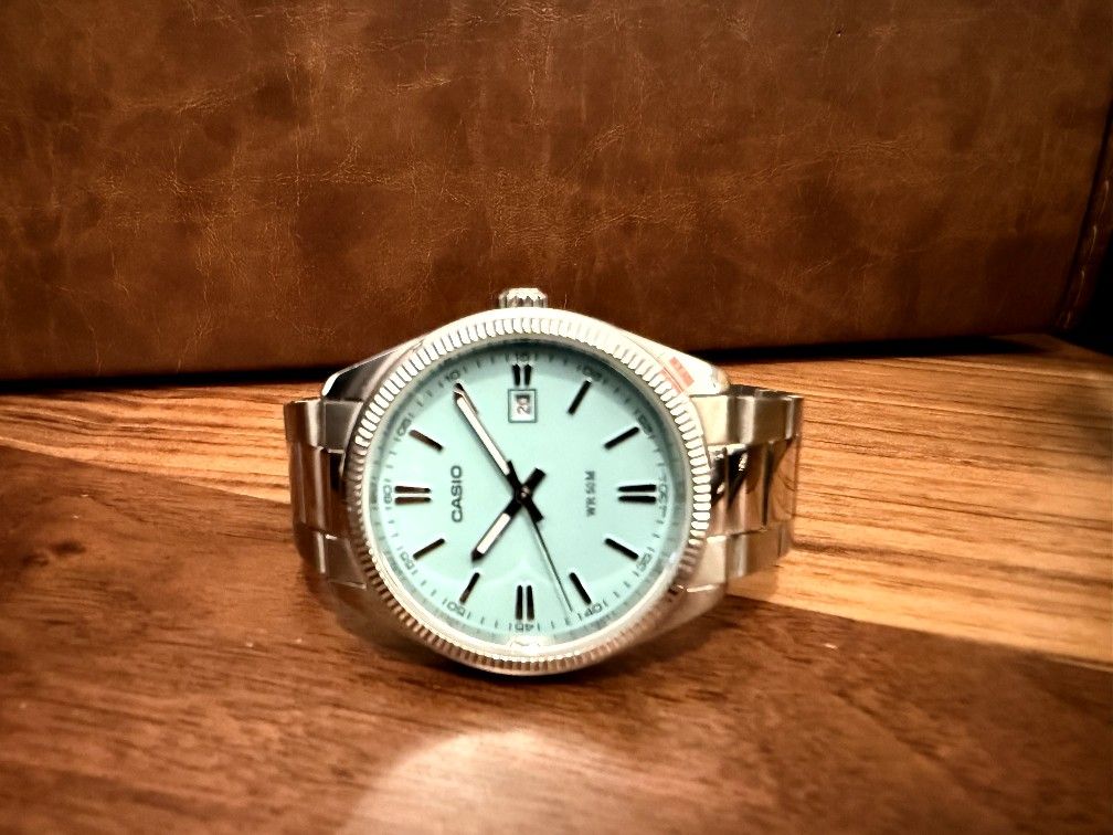 Casio MTP-1302PD-2A2VEF Men's Tiffany Blue Dial Watch