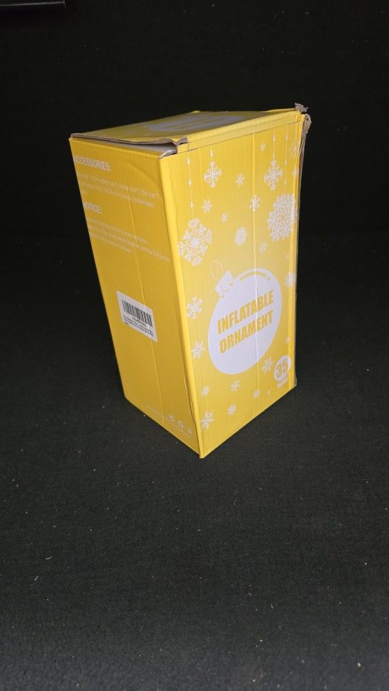 NEW Large PVC Inflatable Christmas Ornament Ball - Outdoor Yard Decoration (Red)