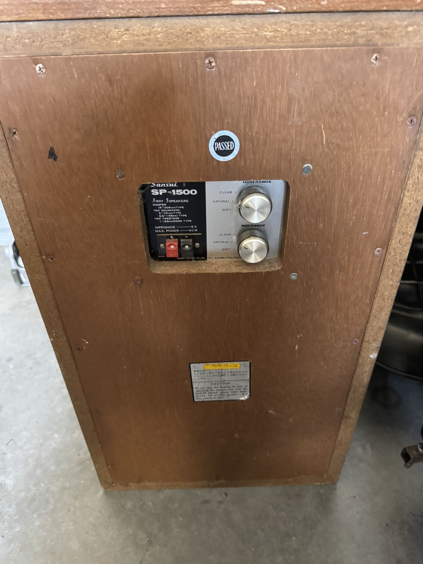 Sansui SP1500 Vintage Hi Fi Speakers