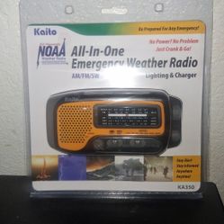 Kaito All in One Emergency Weather Radio 