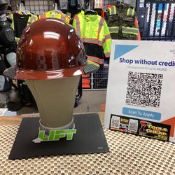 LIFT Fiber Reinforced Full Brim Desert Camo Gloss Safety Hard Hat 