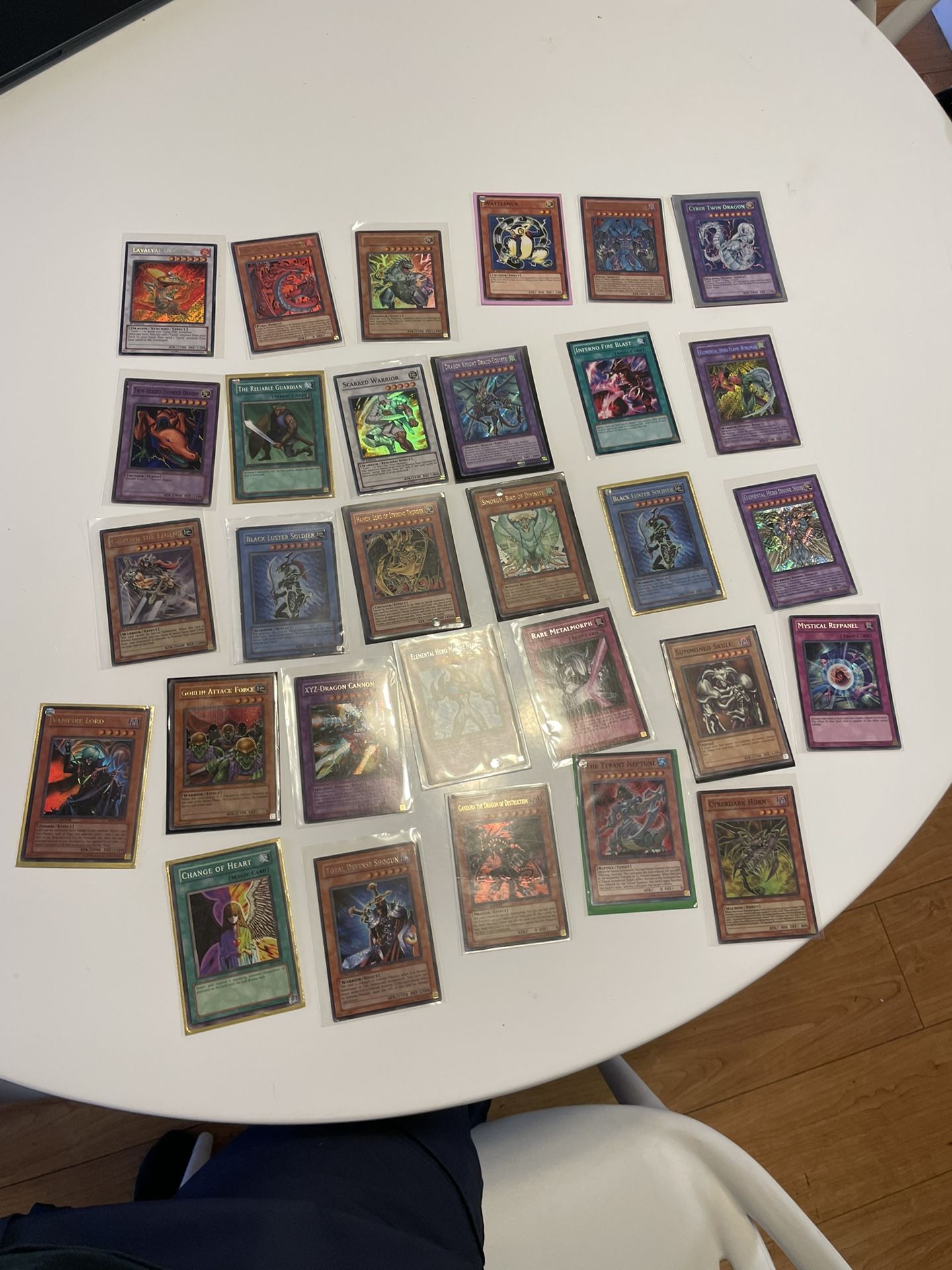 Rare YuGiOh SDP 001 1st Edition and stack of rare cards