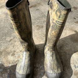 LACROSSE BURLY 1200 Mens Green Rubber Boots SIZE 13