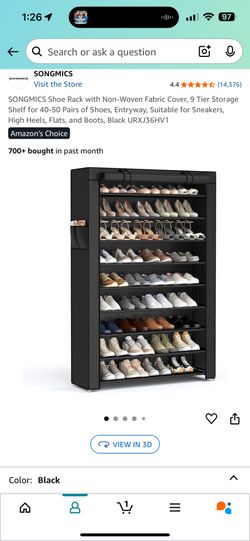 9 Tier Storage Shelf for 40-50 Pairs of Shoes (Still In Box)