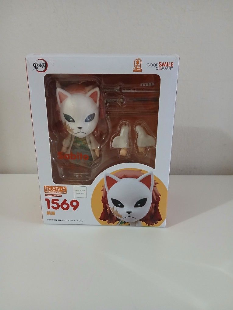 Nendoroid Demon Slayer Sabito Japan Authentic Action Figure NEW.
Only 30 dollars (it costs 70 dollars).
And I gift a My hero academia izuku midoriya