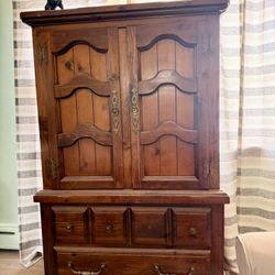 Cherry wood armoire