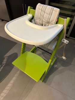 Stokke Tripp Trapp Chair, tray and cushion set - $500 retail price