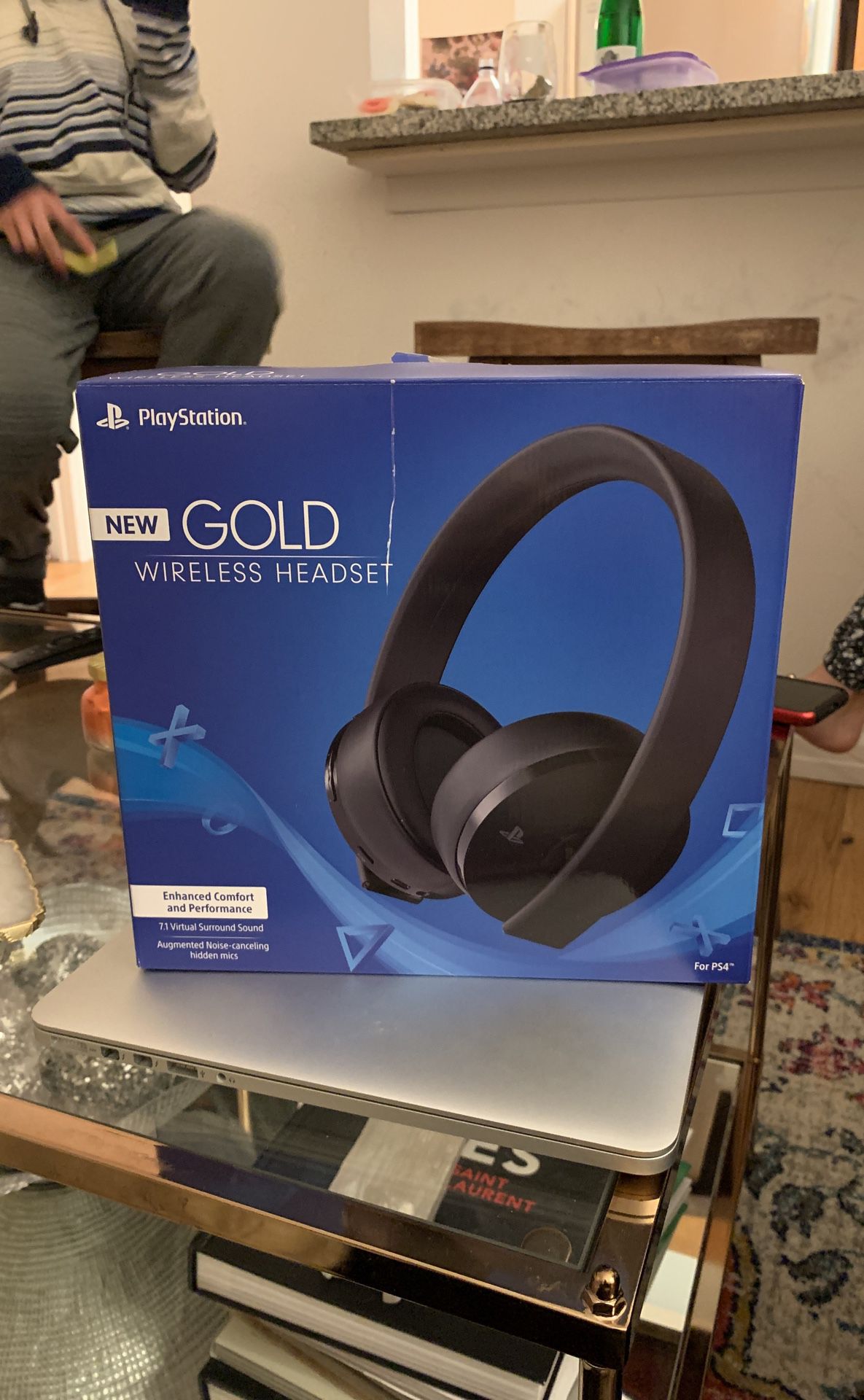 NEW Play Station Gold Wireless Headset