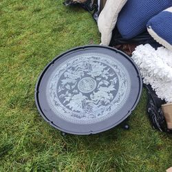 Korean traditional patterned low table