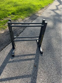 Golds gym weight rack