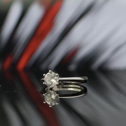 Zirconia Solitaire Ring (4 Pack)