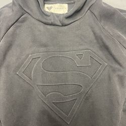 Men’s YoungLa Superman Shield Oversized Hoodie - Size Medium