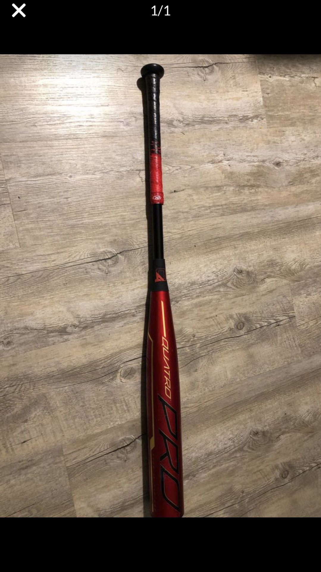 Rawlings Quattro Pro Composite BBCOR Baseball Bat