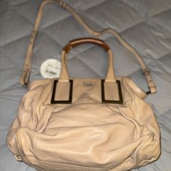 Chloe Vintage Beige Ethel 2 Way Shoulder Bag 