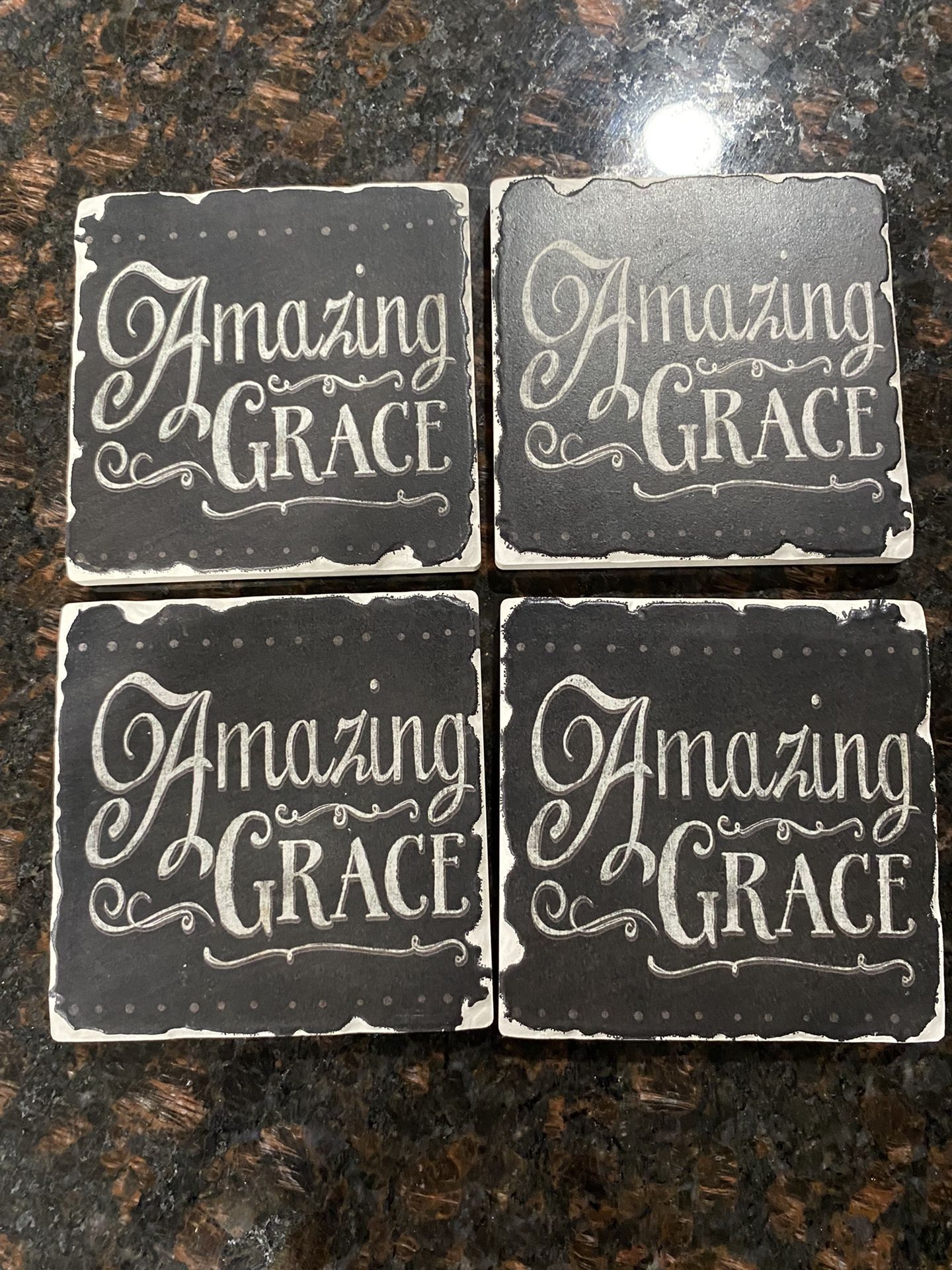 4 Amazing Grace Coasters