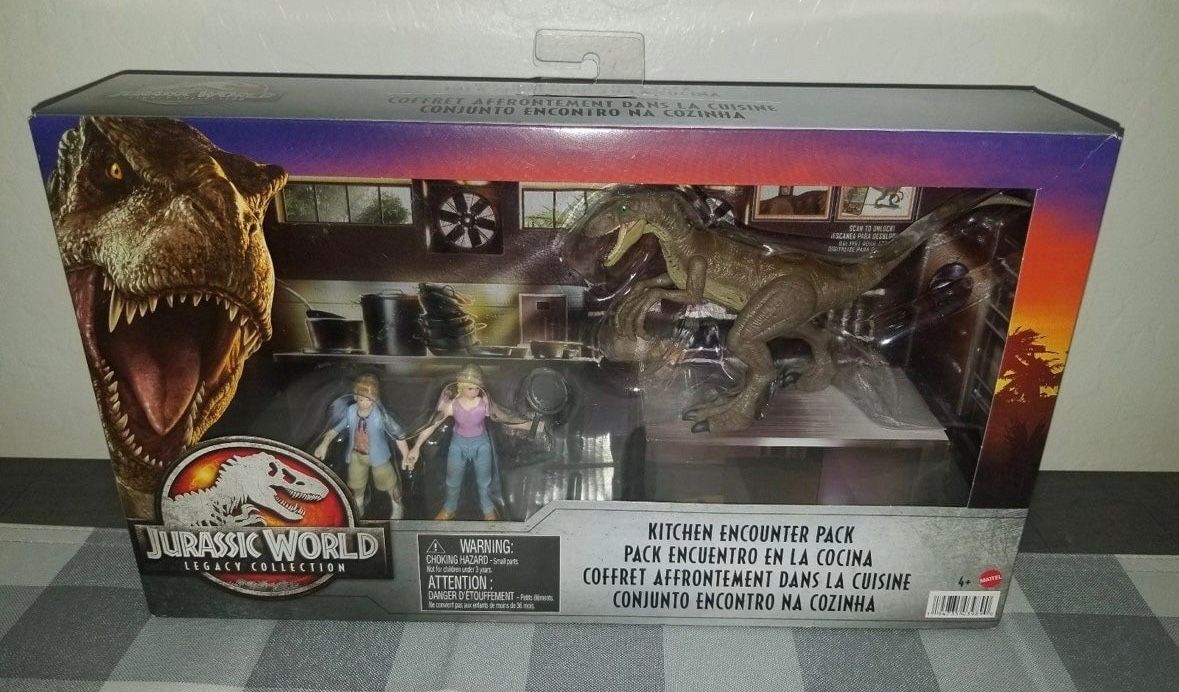 New Jurassic World Dinosaur Kitchen Encounter Toy Play Set