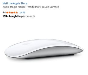 Apple Magic Mouse - White Multi-Touch Surface