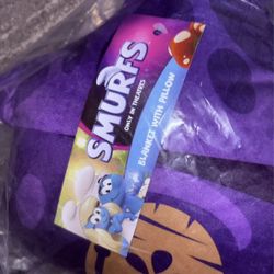 Smurfs Pillow And Blanket Combo