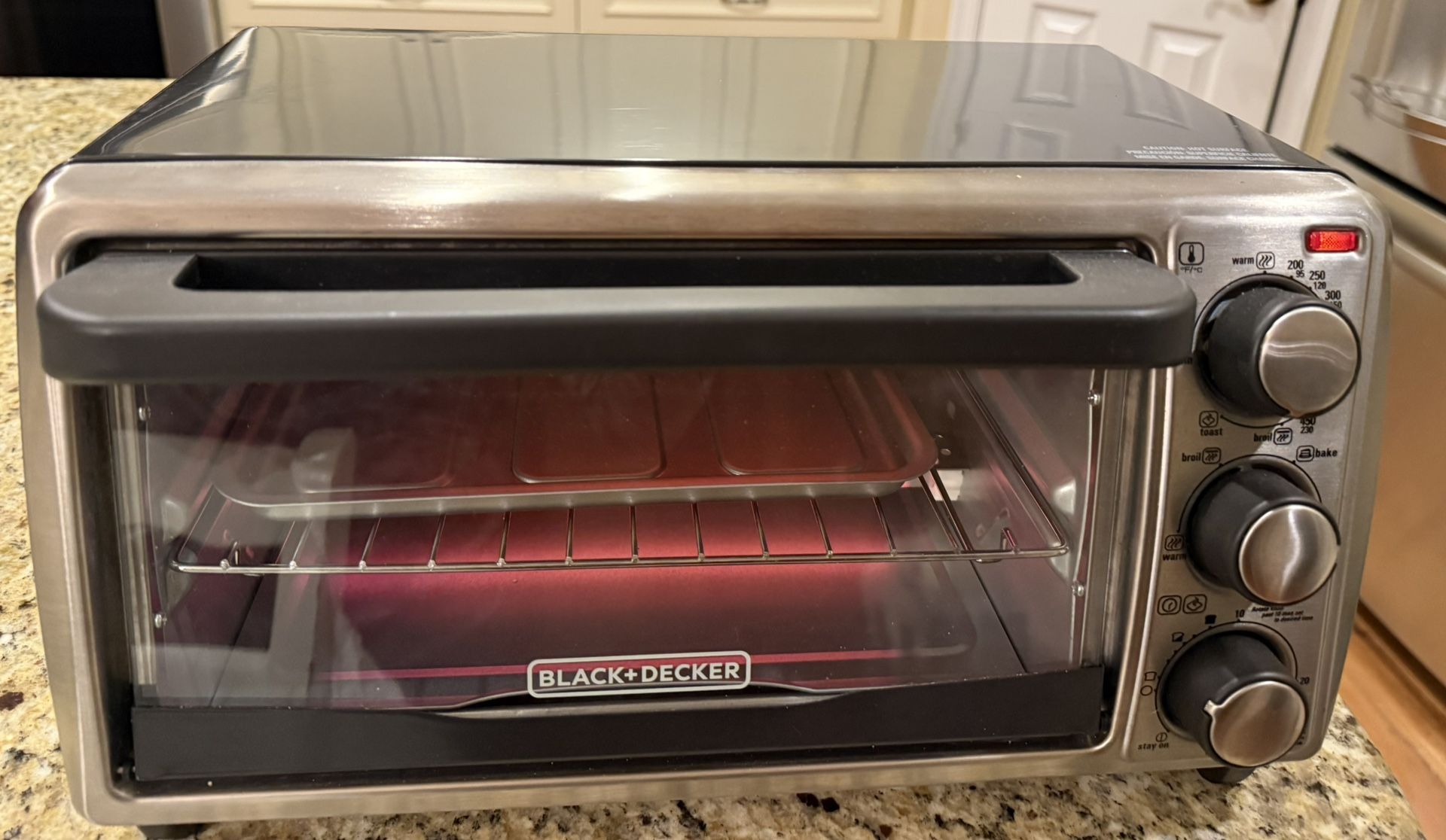 Black + Decker 4 Slice Toaster Oven