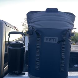 Yeti backpack cooler & yeti 62 water bottle