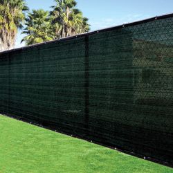 black fence screen