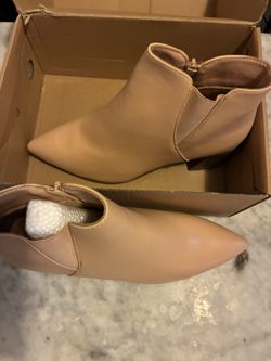 Beige Booties 