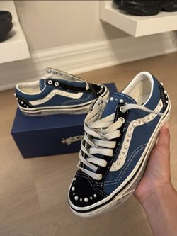 Blue pearlized vans