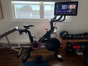 Peloton Bike + Swivel Screen, Shoes, Weights & Accessories – $500 OBO
