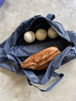 Softball Bag And Equipment