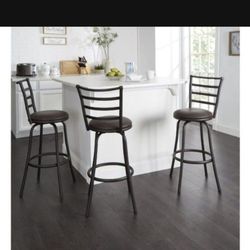 Set De 3 Bar Stools (New In The Box)