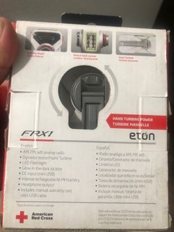 Eton hand crank radio