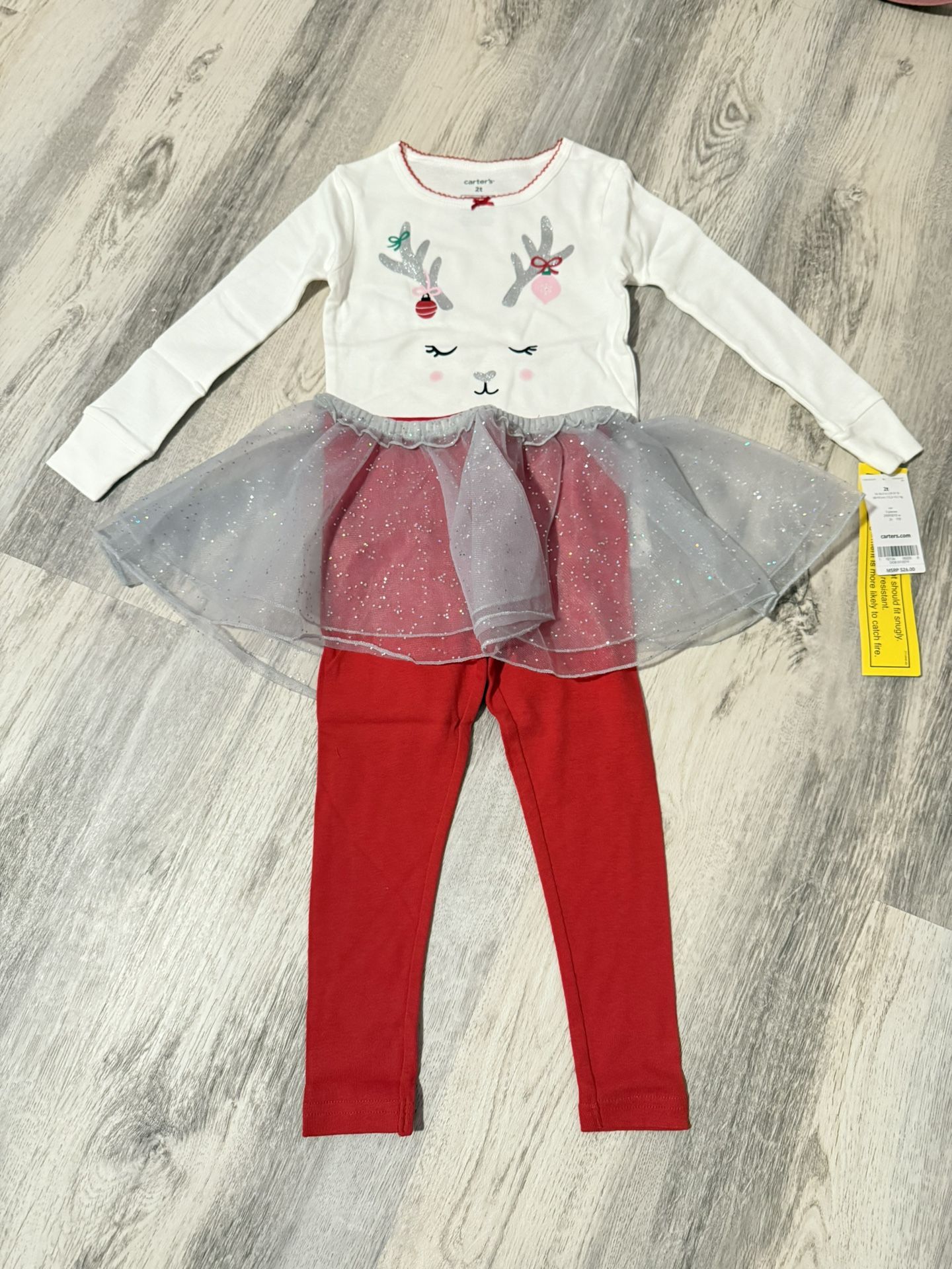 NWT TODDLER GIRL HOLIDAY OUTFITS 2T