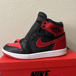 Satin Bred Jordan Retro 1 (W)