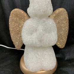 Vintage Melted Popcorn  Plastic Angel Light~8”